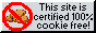 This website is cookuie free